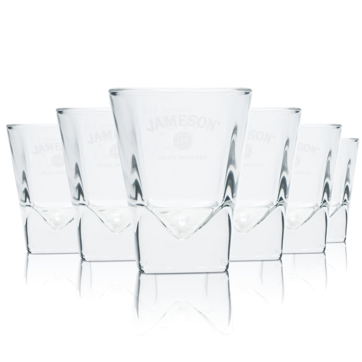 6 bicchierini Jameson 4 cl Bicchierini da whisky "Prism" Calibrati Gastro Bar