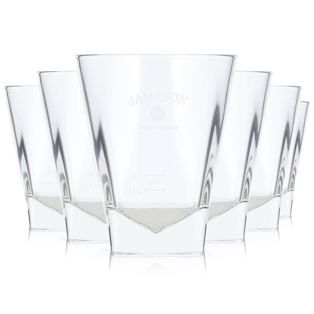 6 bicchieri da whisky Jameson da 2 cl + tumbler da 4 cl per whisky irlandese ARC (set da 6)