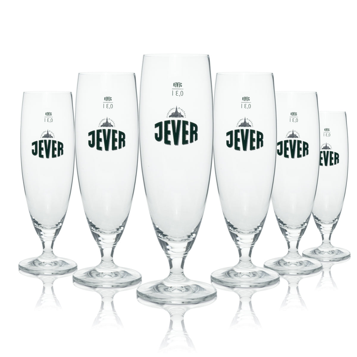 Set Jever Bier Bar composto da bicchieri a calice, set di apribottiglie e sottobicchieri – Vista 2