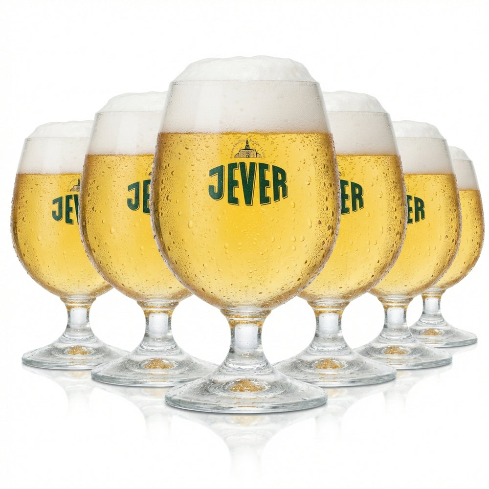 6 bicchieri da birra Jever Frankfurt Schwenker 0,3 l a forma di tulipano, bicchieri da degustazione