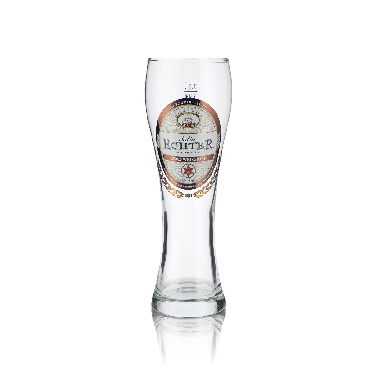 6 bicchieri Julius Echter da 0,3 l per birra bianca Hefweizen Set di bicchieri Walchensee STERN – Vista 2
