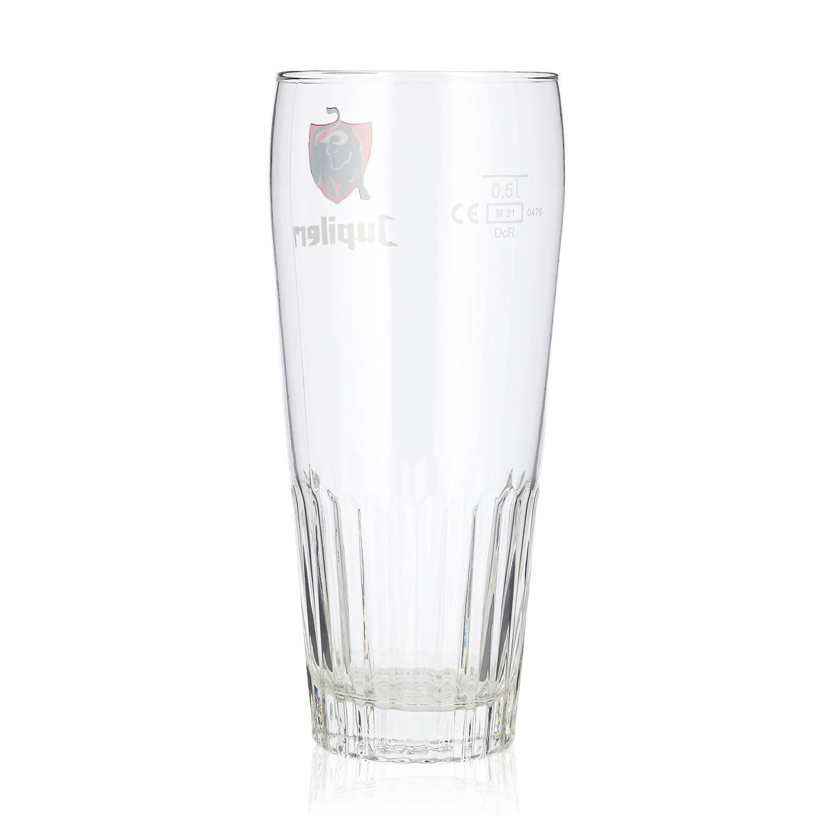 6 bicchieri da birra Jupiler da 0,5 l, modello long drink con logo “Bullen” e personaggio Willi (set da 6) – Vista 4