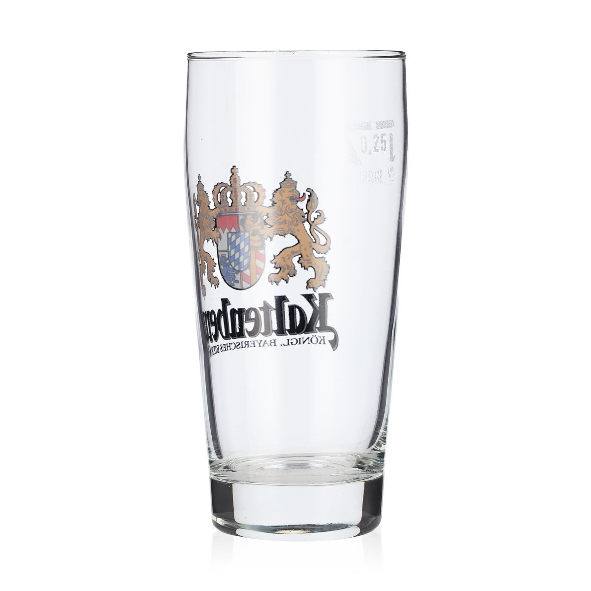 6 bicchieri da birra Kaltenberg da 0,25 l senza bordo dorato, Ruhrglas (set da 6) – Vista 4