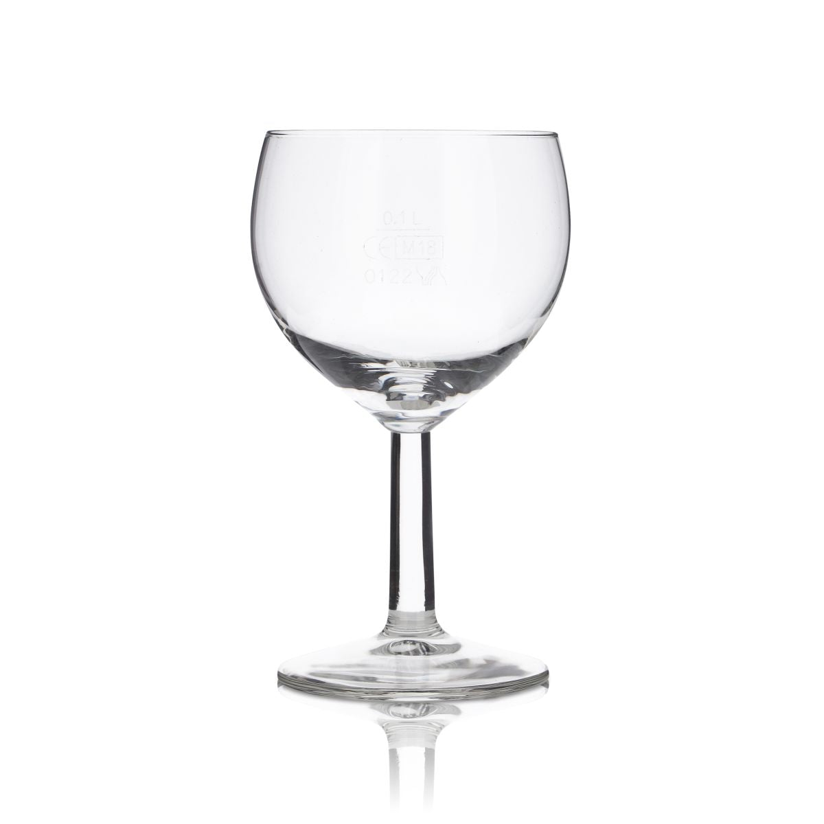 6 bicchieri a calice da 0,1 l per acqua minerale, succhi di frutta o bibite, set senza logo – Vista 2