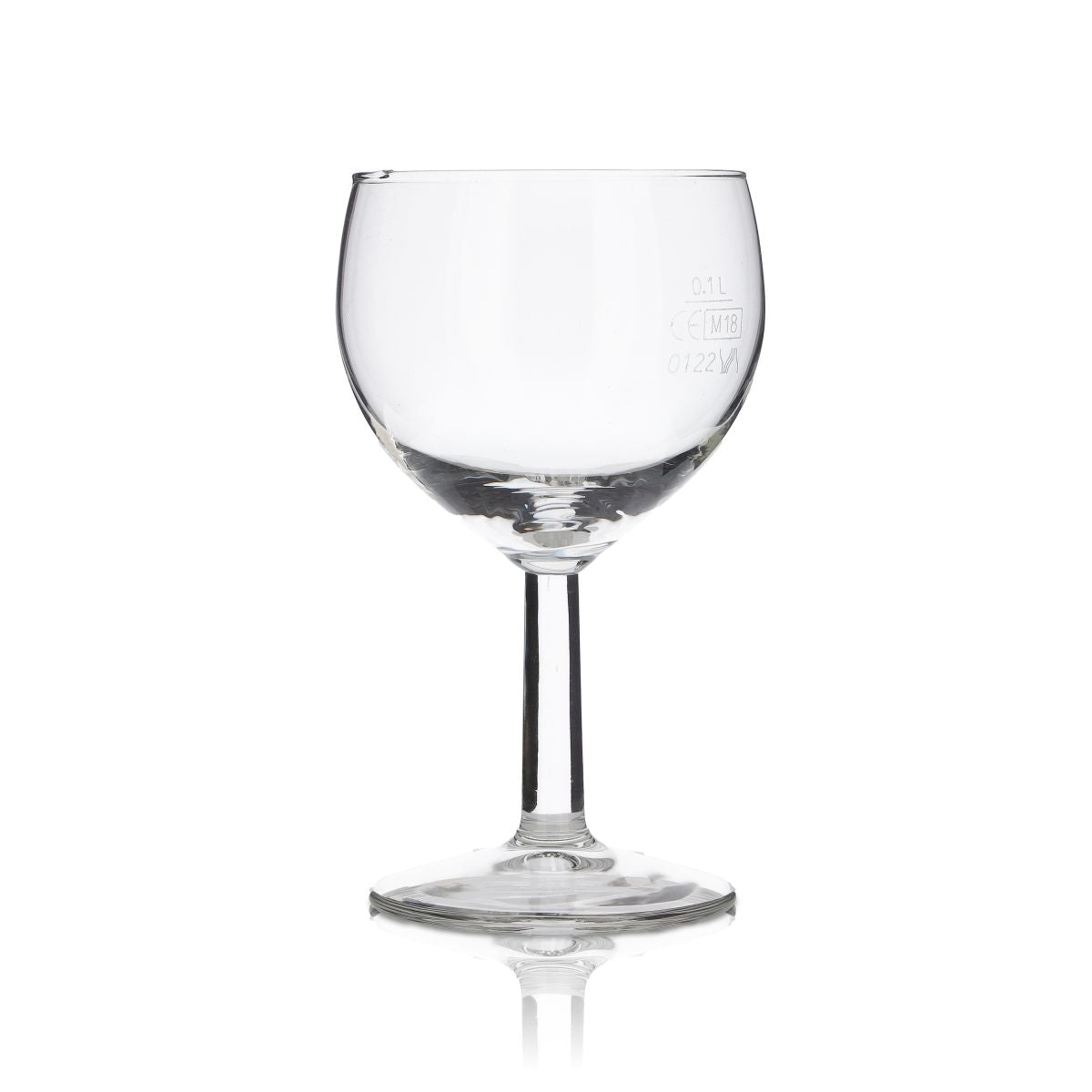 6 bicchieri a calice da 0,1 l per acqua minerale, succhi di frutta o bibite, set senza logo – Vista 3