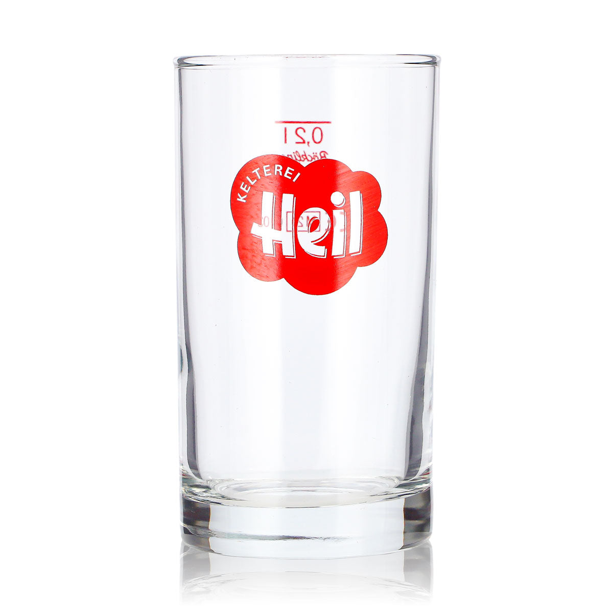 6 bicchieri da sidro "Heil" da 0,2 l, modello long drink con logo rosso "Böckling" (set da 6) – Vista 2