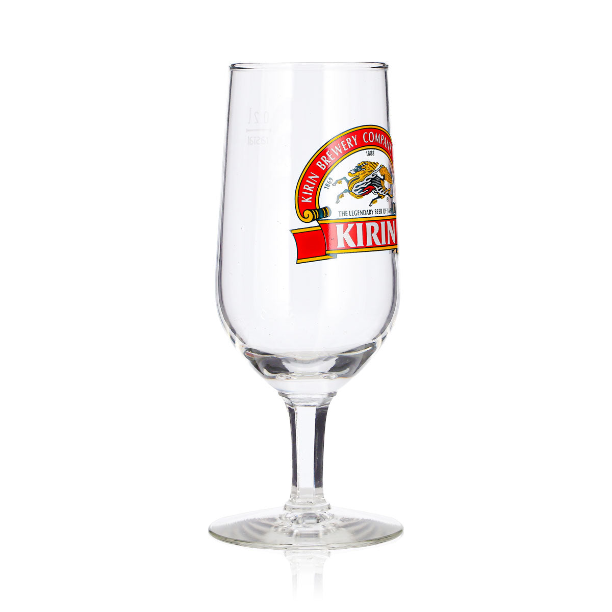 6 bicchieri da birra Kirin Ichiban da 0,2 l, modello a coppa, con logo Rastal a striscia rossa – Vista 4