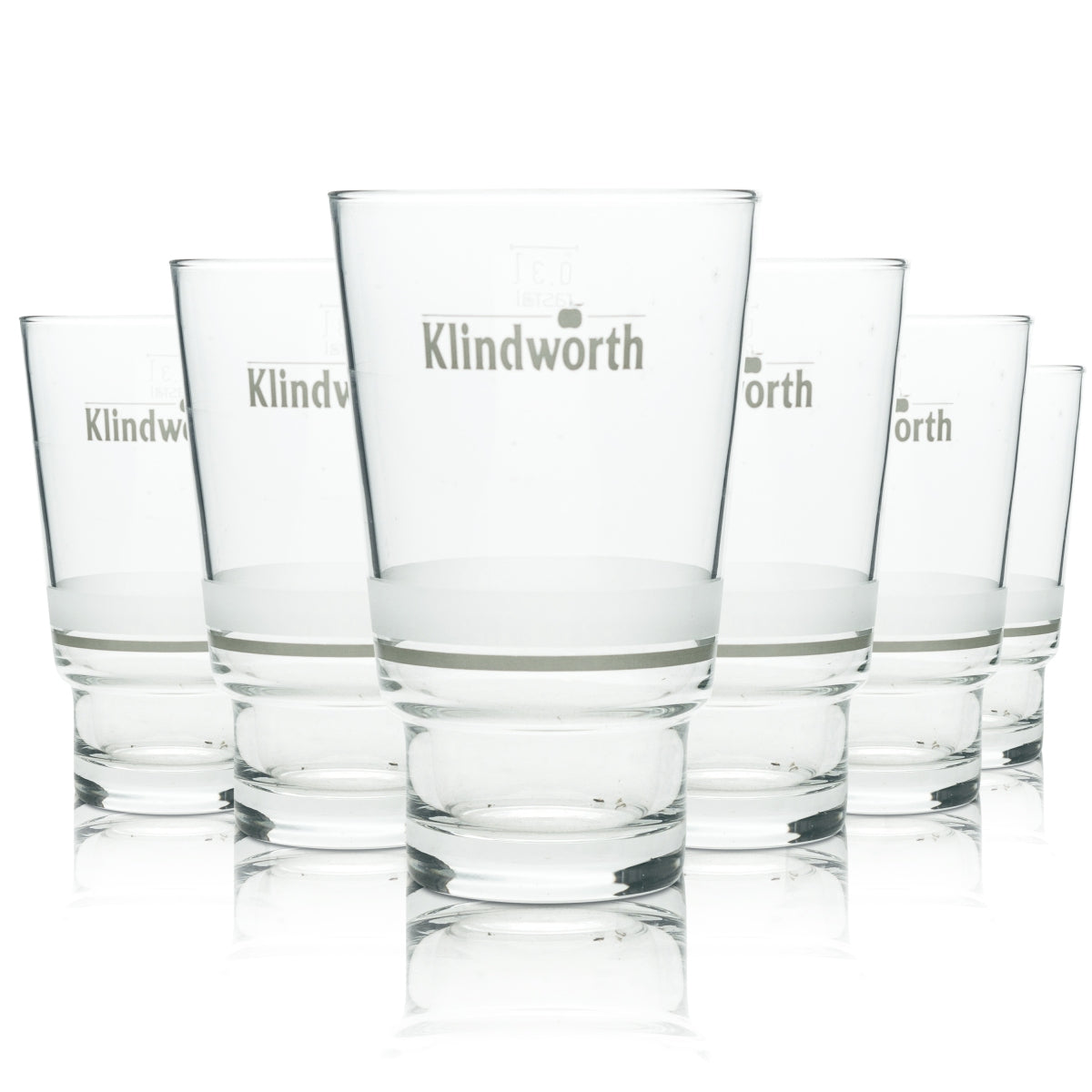 6x bicchieri Klindworth per succhi 0,3 l impilabili bicchieri frutta limonata gastronomia bar