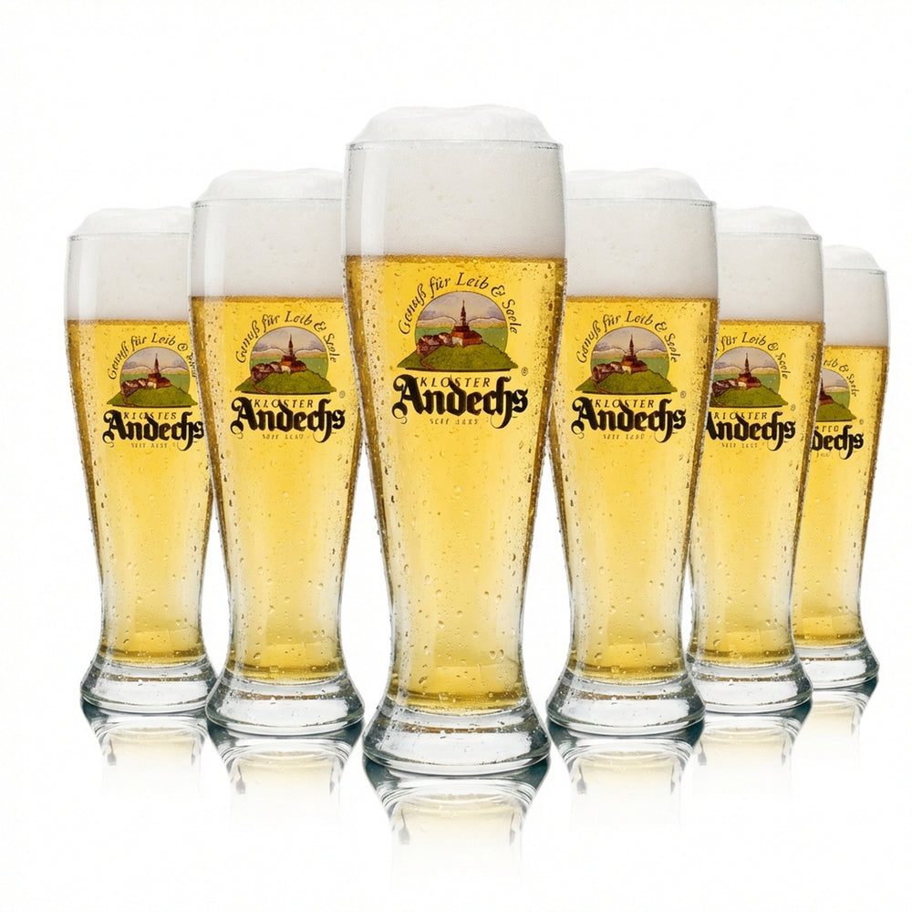 6 bicchieri da birra Andechs Kloster 0,5 l Weizen