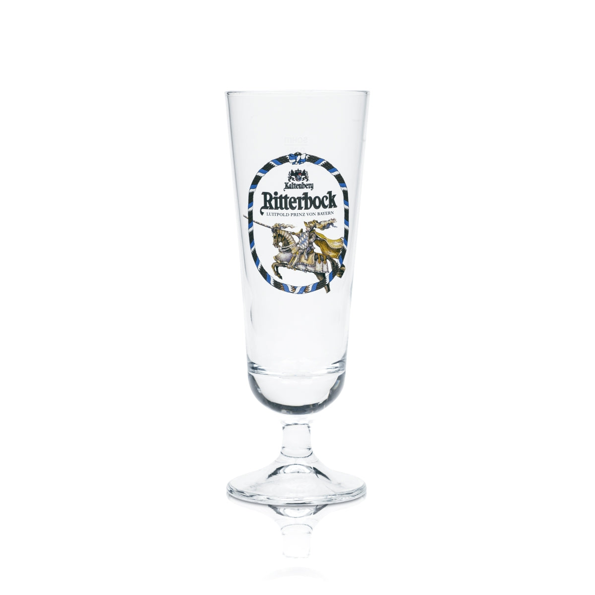 6 bicchieri da birra König Ludwig 0,25 l Ritterbock Tulipano Luitpold Prinz vo Bayern – Vista 2