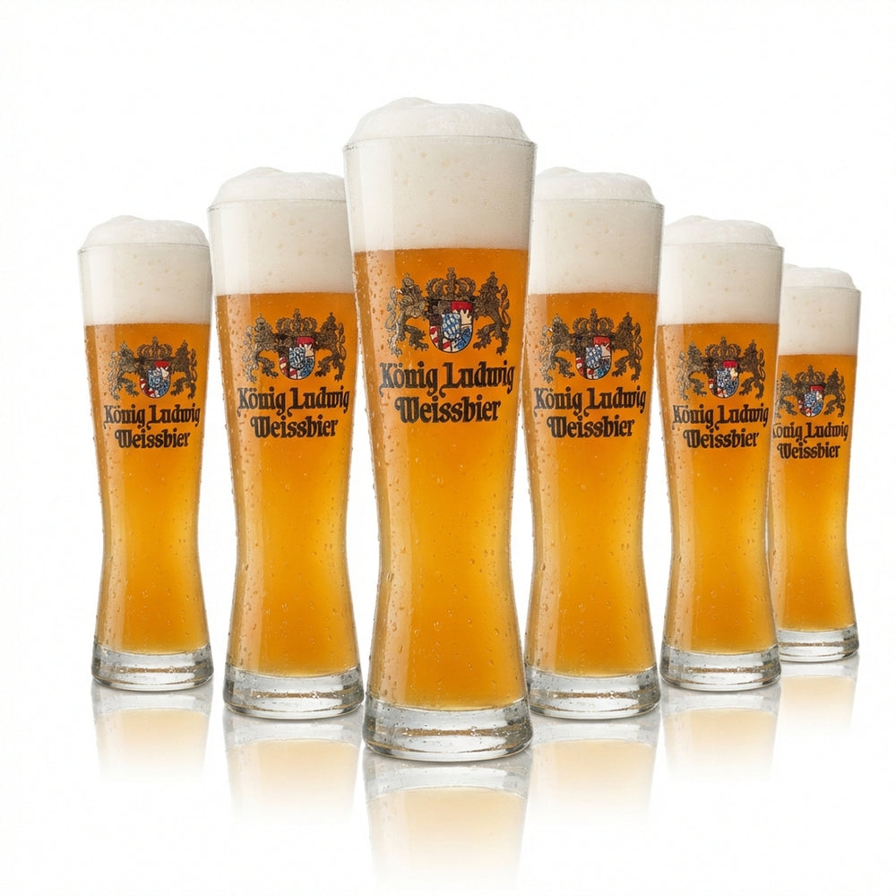 6 bicchieri da birra König Ludwig 0,5 l Weizen Sahm