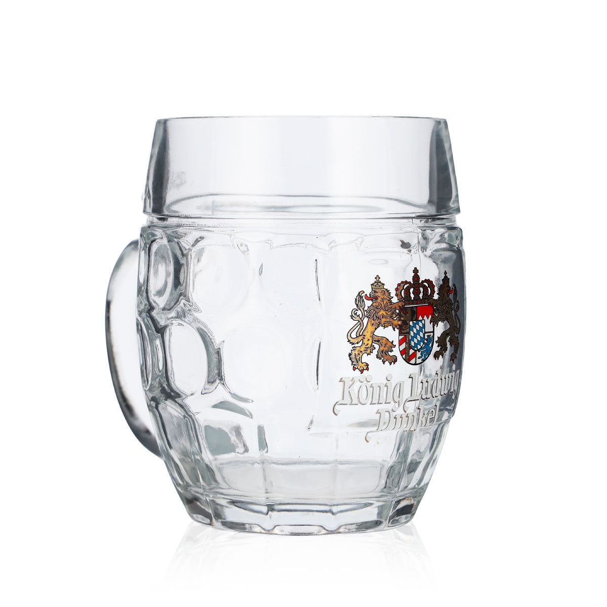 6 bicchieri da birra König Ludwig Seidel 0,5 l boccale "Dunkel" Punkt-Seidel – Vista 3