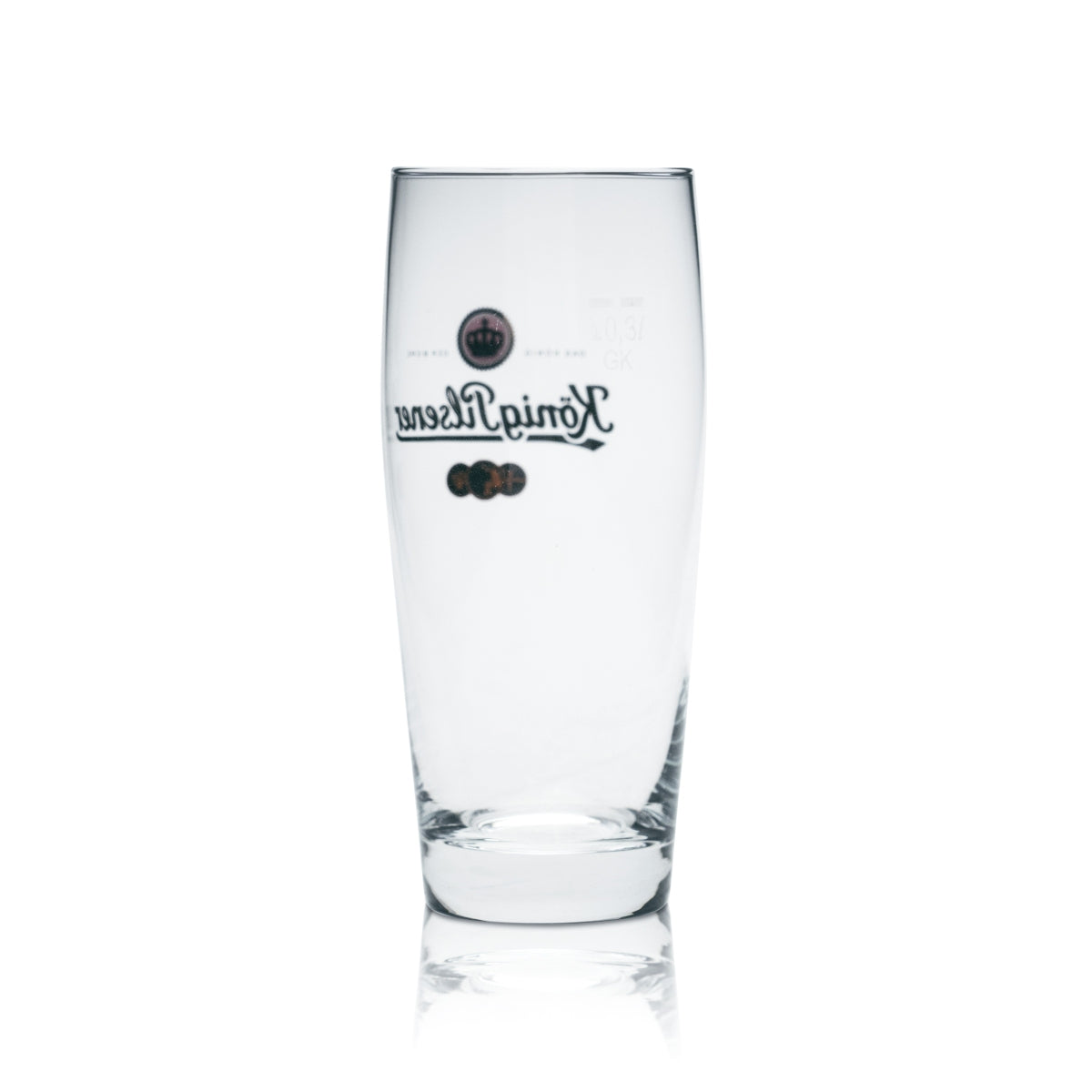 6 bicchieri da birra König Pilsener 0,3 l Willi Becher Bicchieri calibrati Gastronomia Pub Bar – Vista 3