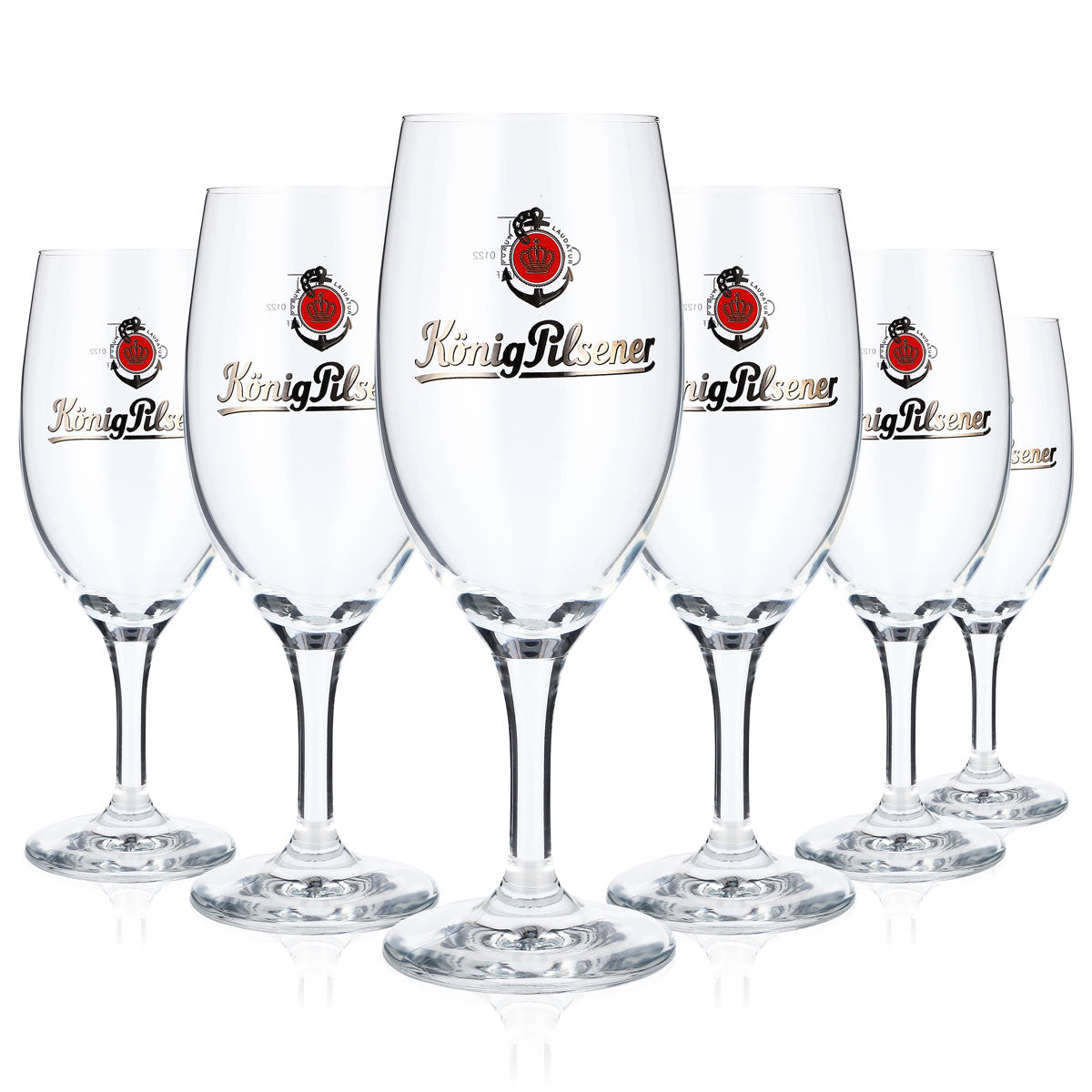 6 bicchieri da birra König Pilsener Bicchieri da birra Bicchieri 0,3 l Coppa  Ritzenhoff Tulipano NFC Tag – Vista 5