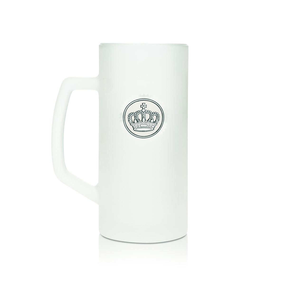 6 bicchieri da birra König Pilsener 0,3 l satinati, boccali da birra in vetro opaco, set di bicchieri a forma di boccale – Vista 3