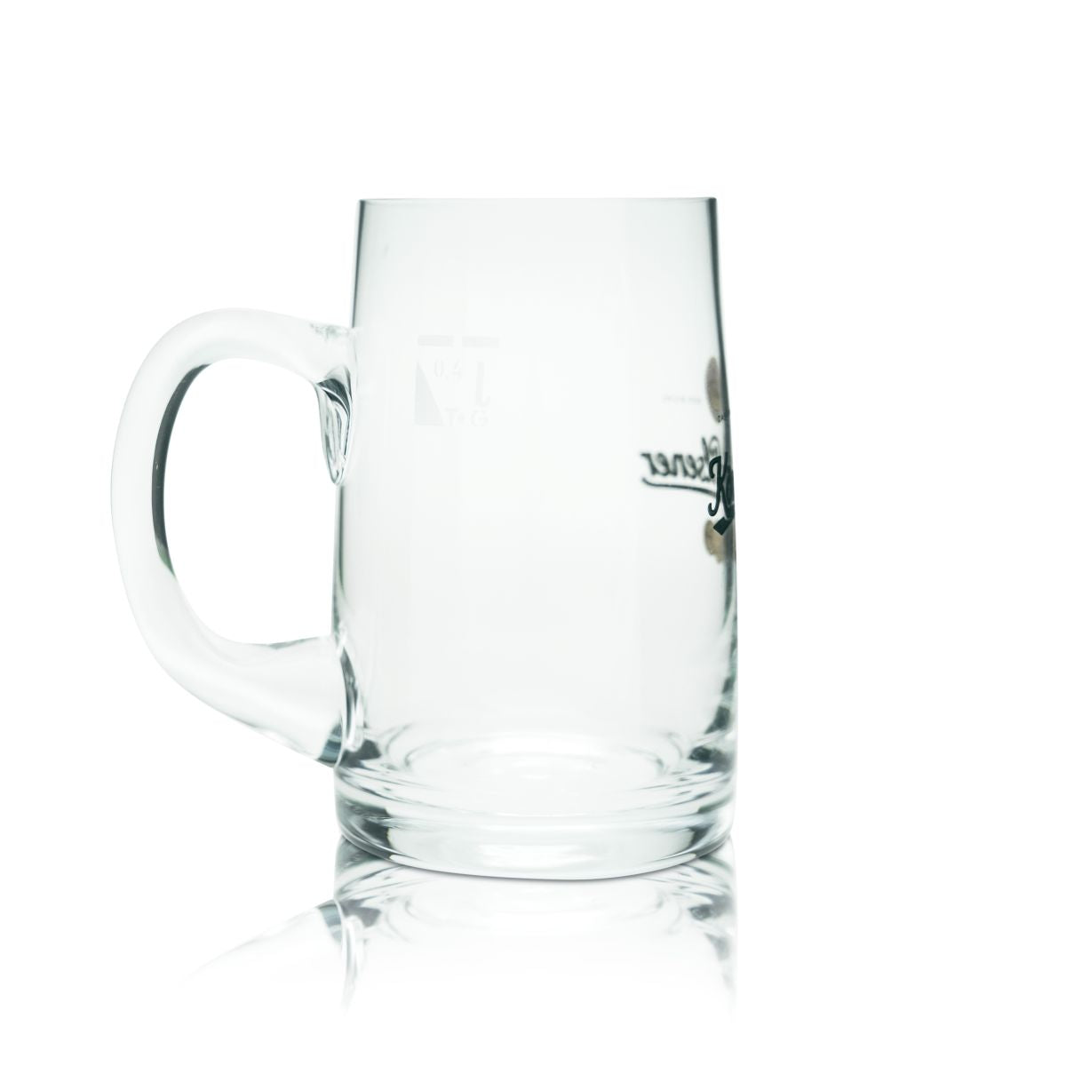6 bicchieri da birra König Pilsener 0,4 l, boccale, set di bicchieri Seidel, birrificio Pils – Vista 3