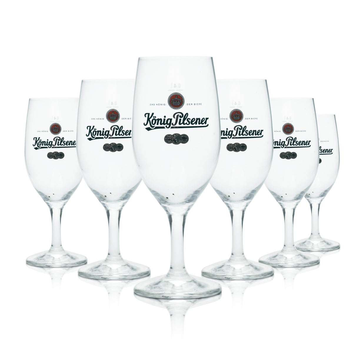 6 bicchieri König Pilsener 0,4 l birra tulipano coppa Pilsener bicchieri birrificio gastronomia