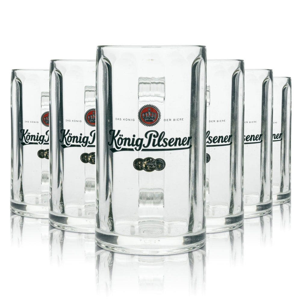 6 bicchieri da birra König Pilsner 0,4 l Rastal
