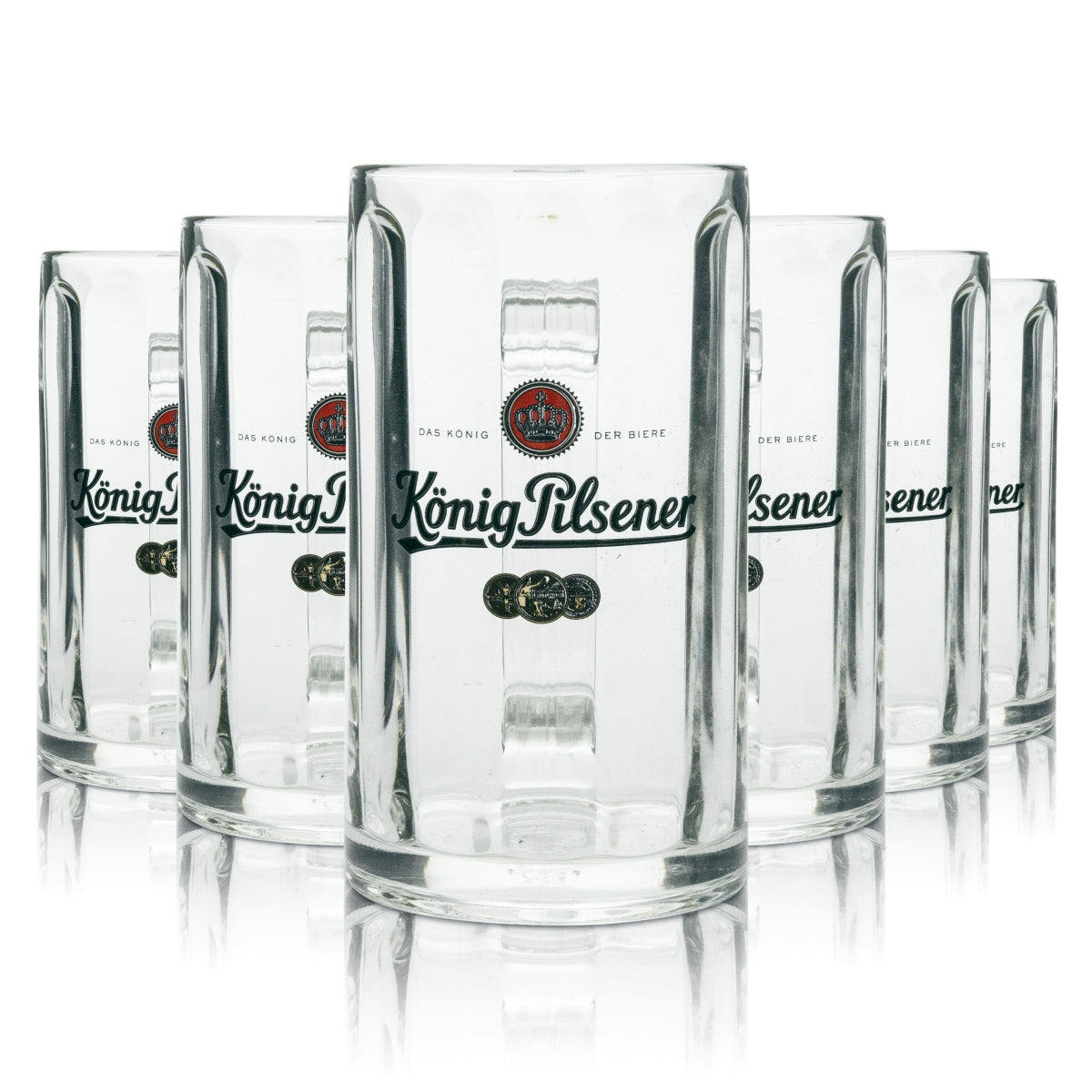 6 bicchieri da birra König Pilsner 0,4 l Rastal