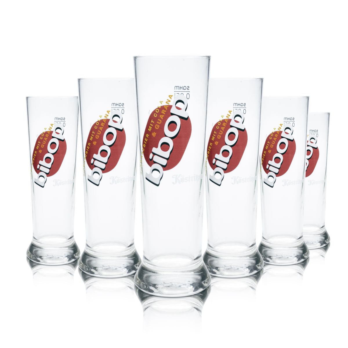 6 bicchieri da birra Köstritzer da 0,25 l Bibop Willi Set di bicchieri da birra Gastro