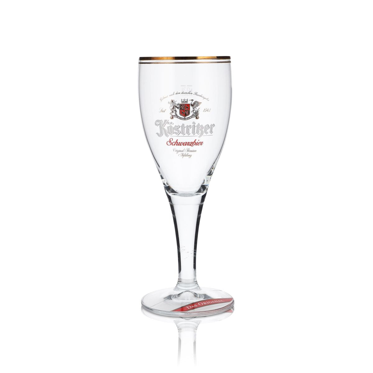 6 bicchieri da birra Köstritzer in vetro da 0,3 l, set di bicchieri a forma di coppa, birra nera originale del birrificio – Vista 2