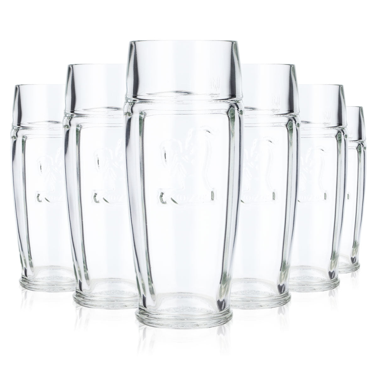 6 bicchieri da birra Kozel da 0,3 l, bicchieri con rilievo, boccali da birra Willibecher (set da 6)