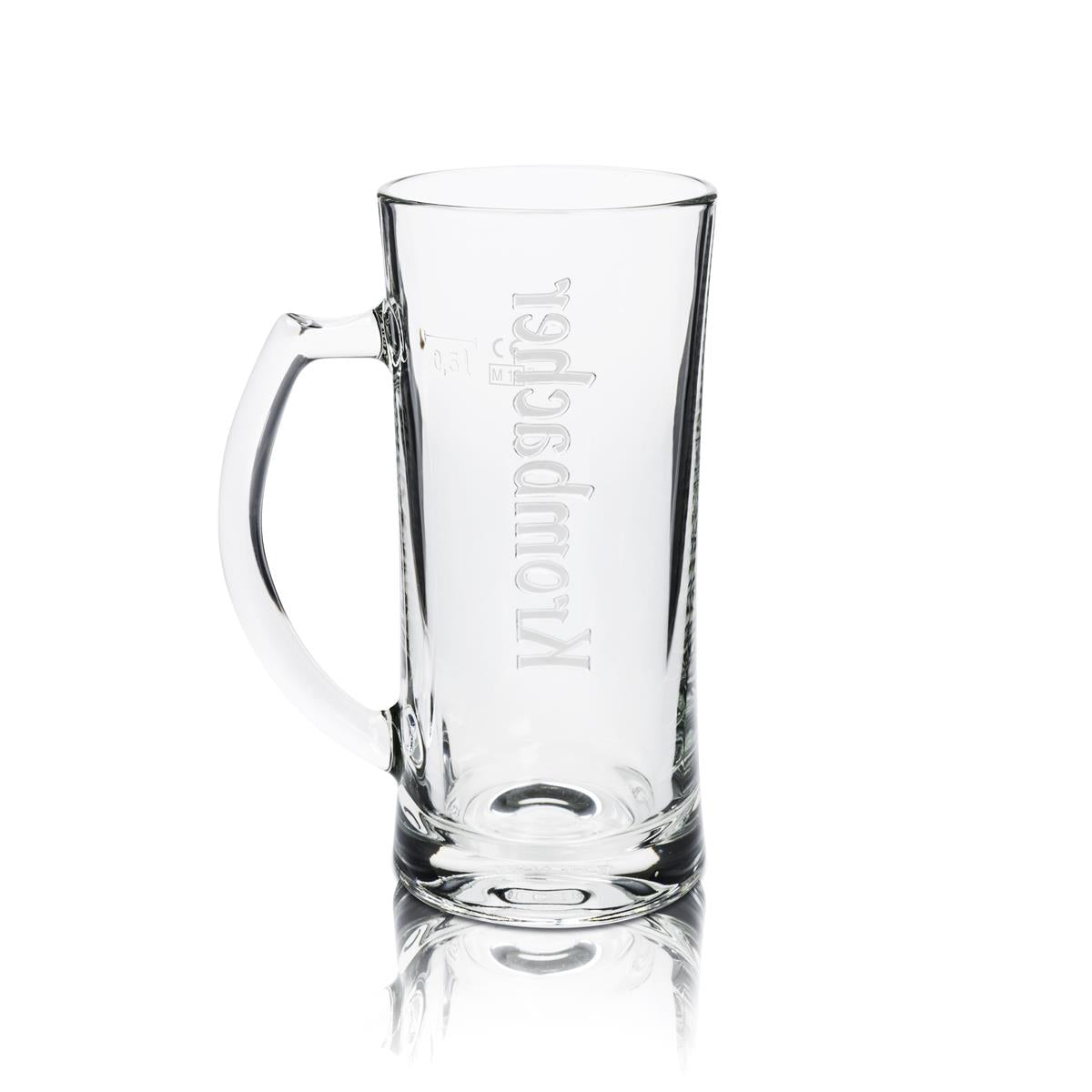 6 bicchieri Krombacher da 0,5 l, boccale Humpen Seidel con rilievo, birra Pils Gastro Eiche – Vista 4