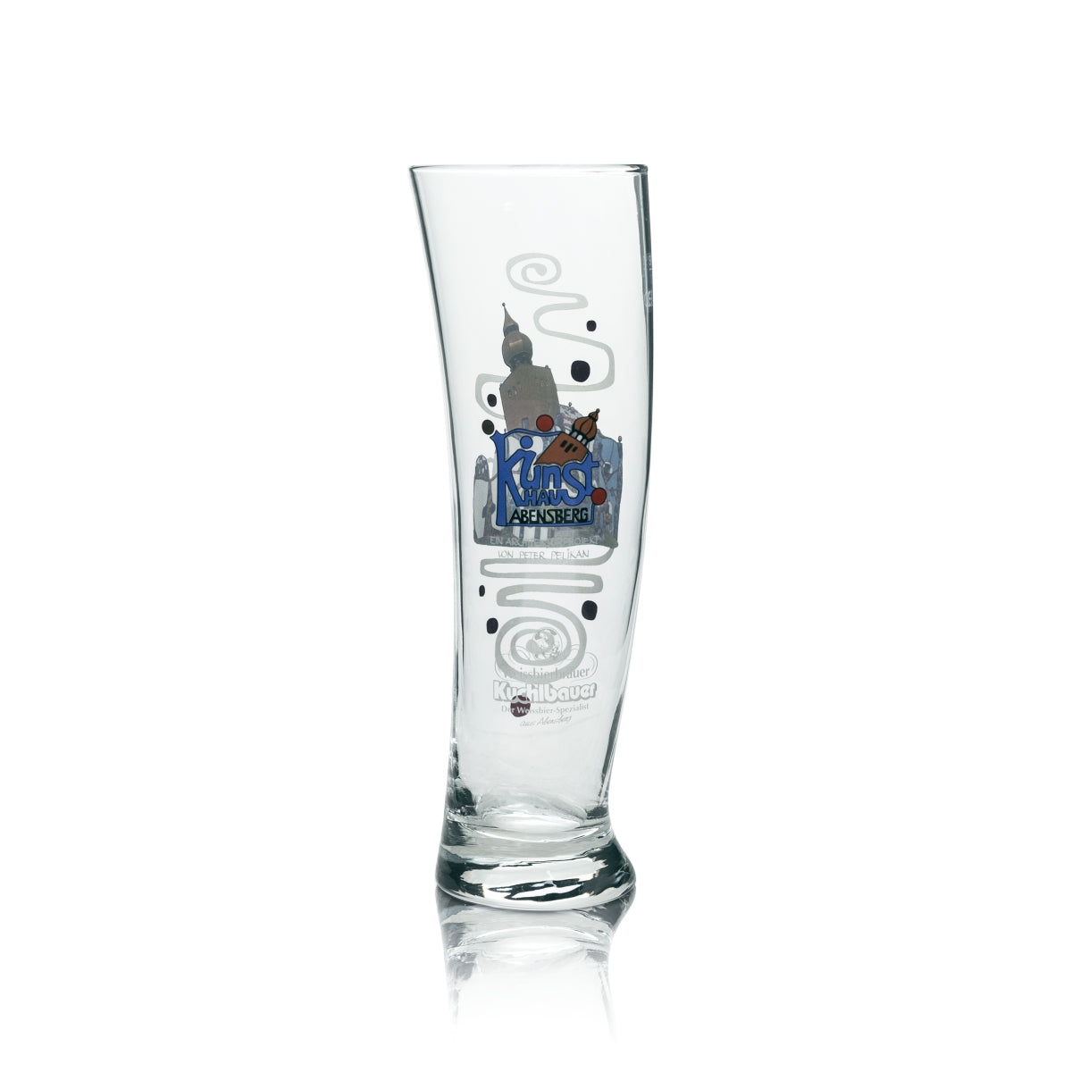 6 bicchieri da birra Kuchlbauer 0,5 l birra bianca Design Kunsthaus Abensberg Bicchieri Lievito – Vista 4