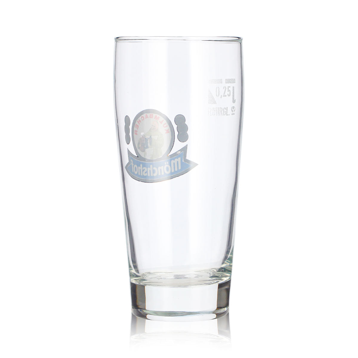 6 bicchieri da birra Kulmbacher Reichelbräu da 0,25 l, modello Mönchshof Ruhrglas (set da 6) – Vista 5