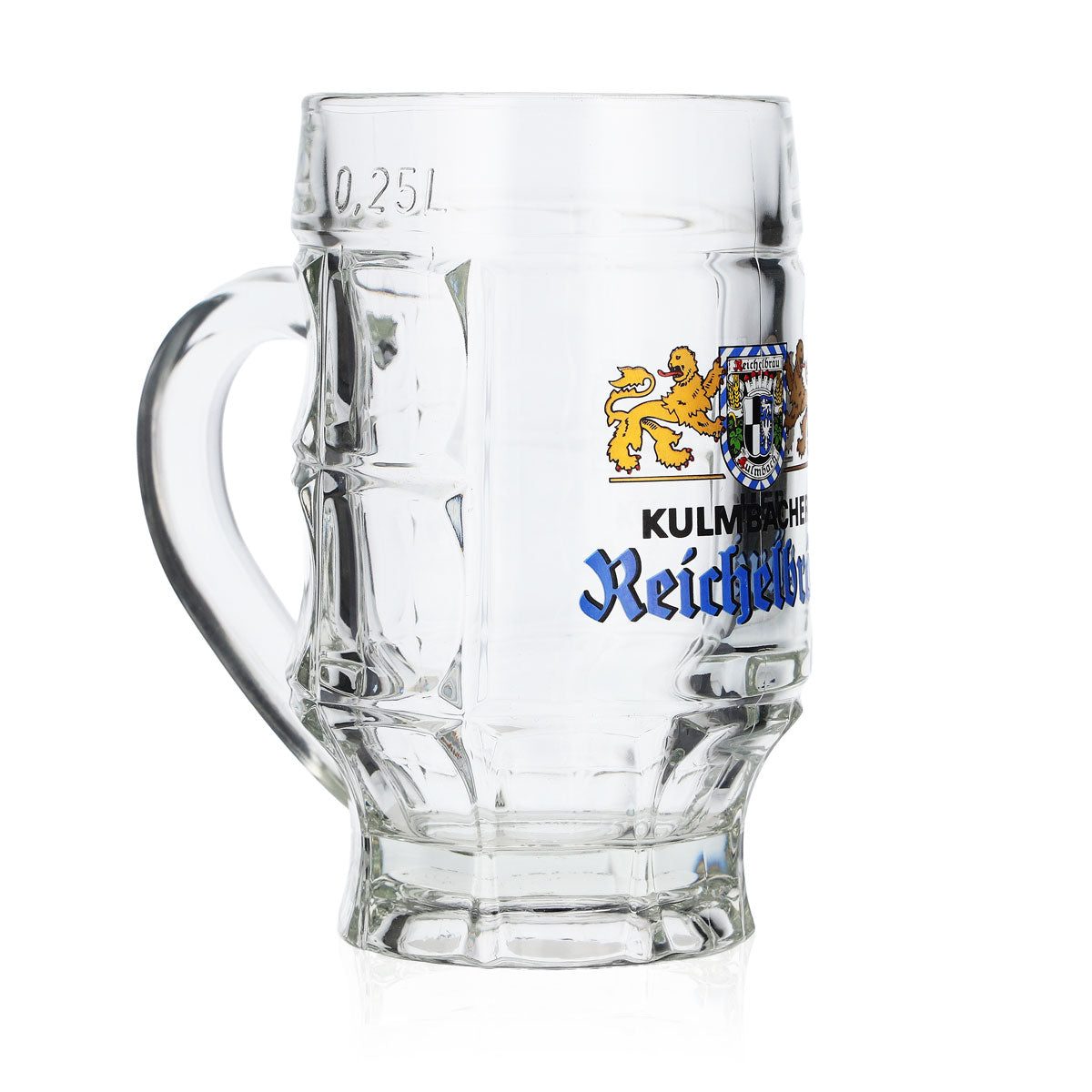 6 bicchieri da birra Kulmbacher Reichelbräu Bier Glas Bierseidel Humpen 0,25 l – Vista 3