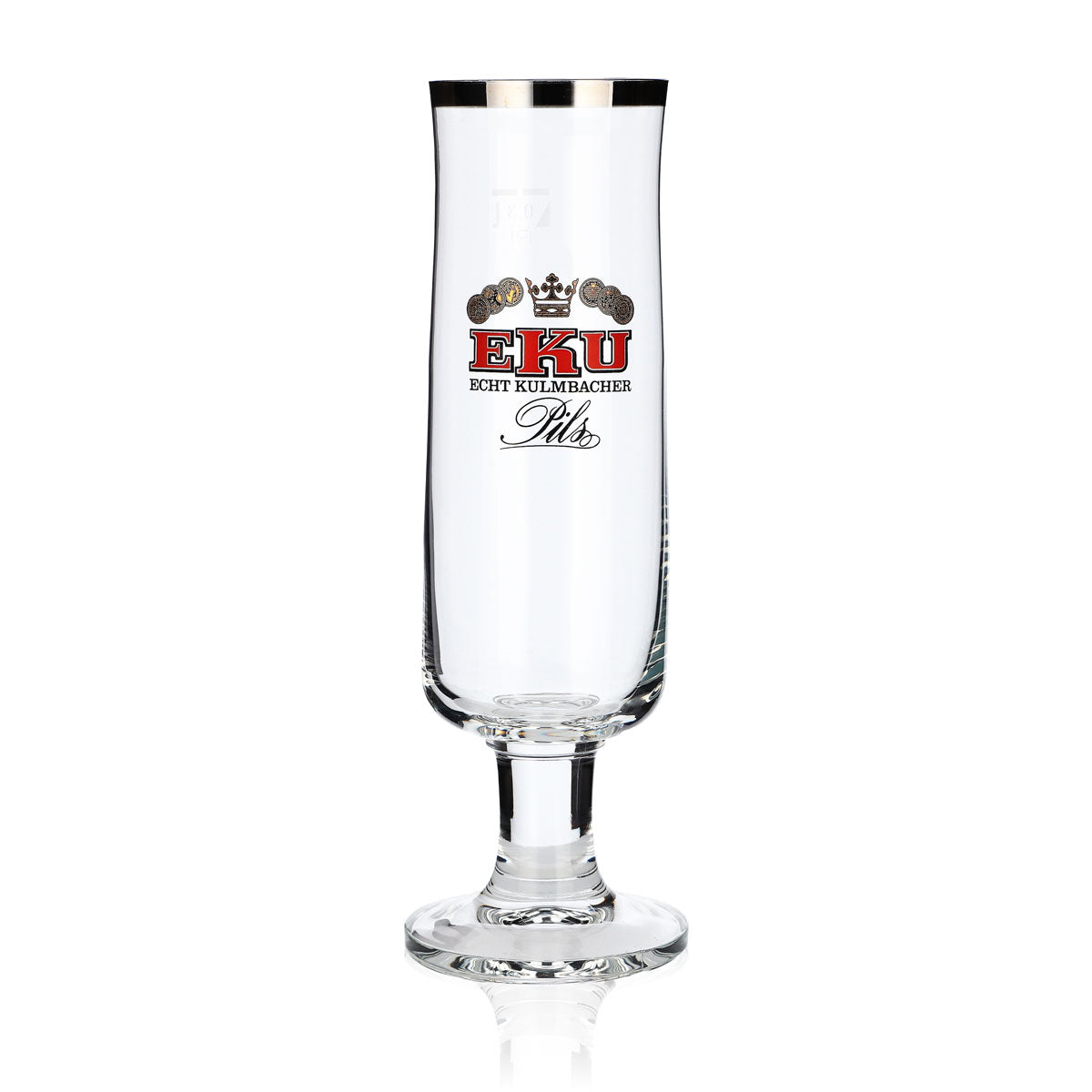 6 bicchieri da birra Kulmbacher Reichelbräu 0,3 l, design a forma di coppa, set di bicchieri EKU Pils Brauerei – Vista 2
