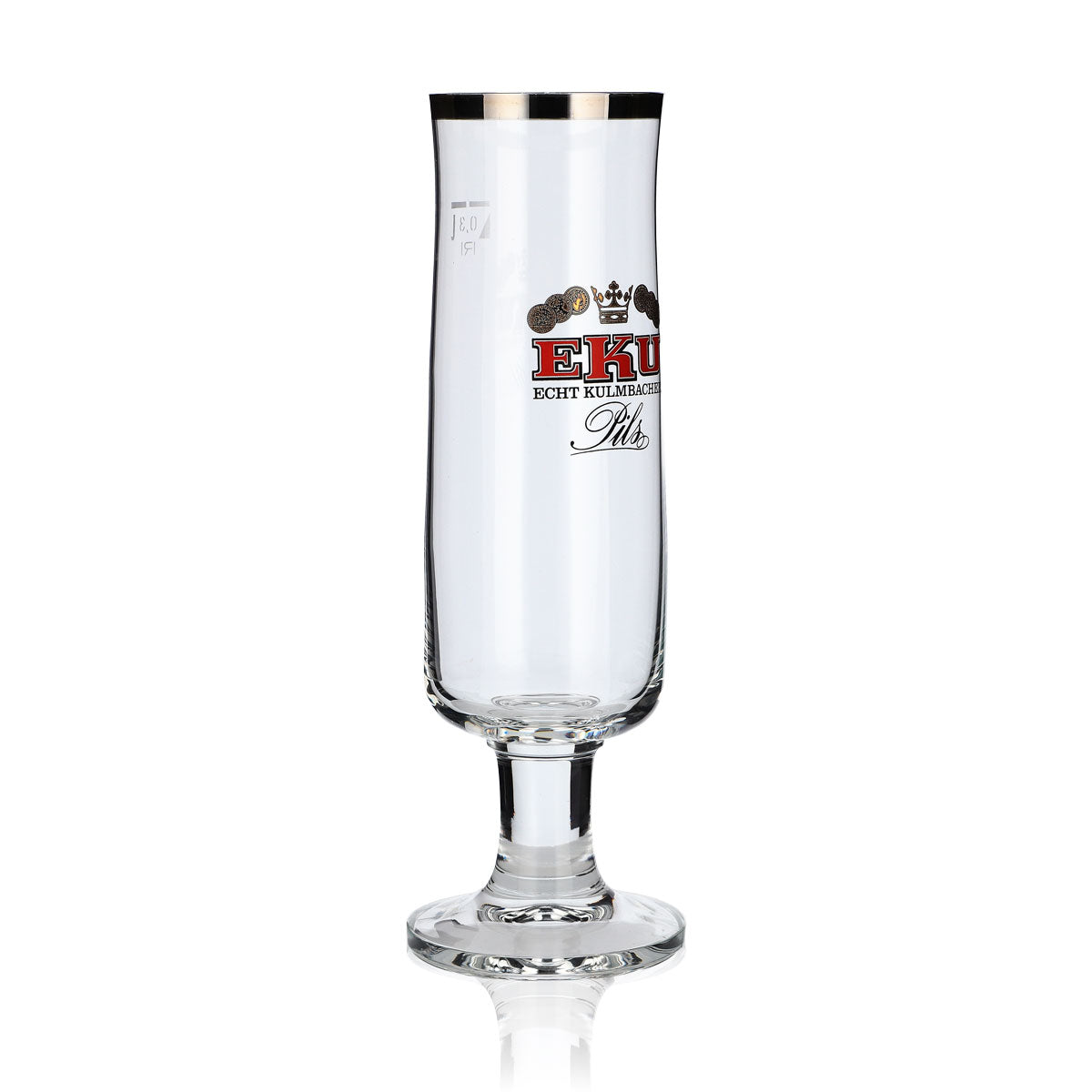 6 bicchieri da birra Kulmbacher Reichelbräu 0,3 l, design a forma di coppa, set di bicchieri EKU Pils Brauerei – Vista 3