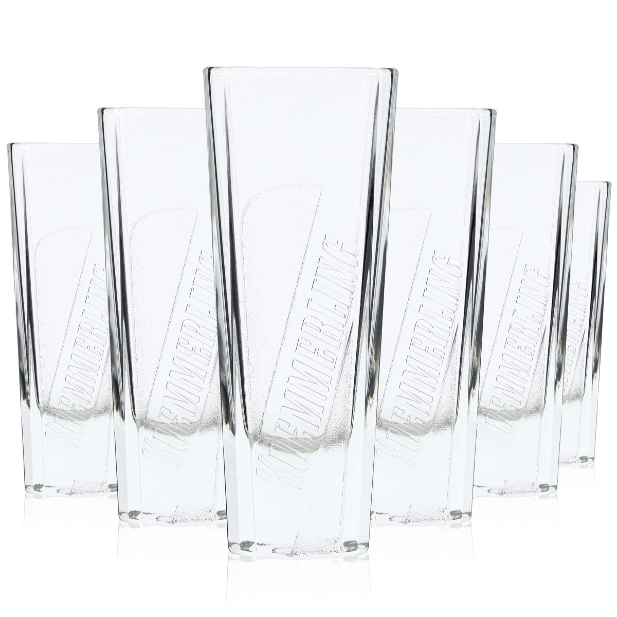 6 bicchieri da liquore Kümmerling da 0,15 l Bicchieri da long drink con logo in rilievo – Vista 6