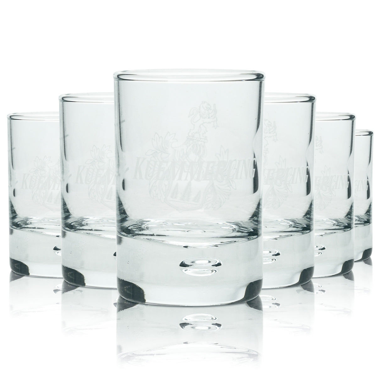 6 bicchieri da liquore Kümmerling 4 cl bicchieri da shot grappa bicchieri da liquore con stemma logo bar