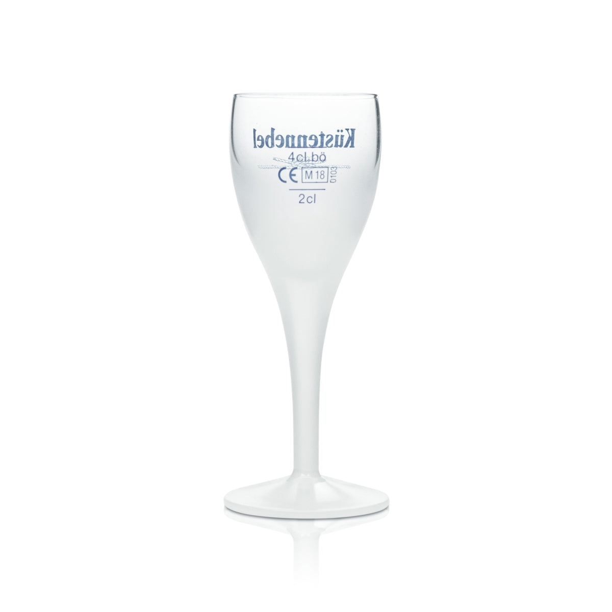 6 bicchieri da liquore Küstennebel in vetro, mini coppa 2 cl/4 cl, vetro opaco satinato – Vista 3
