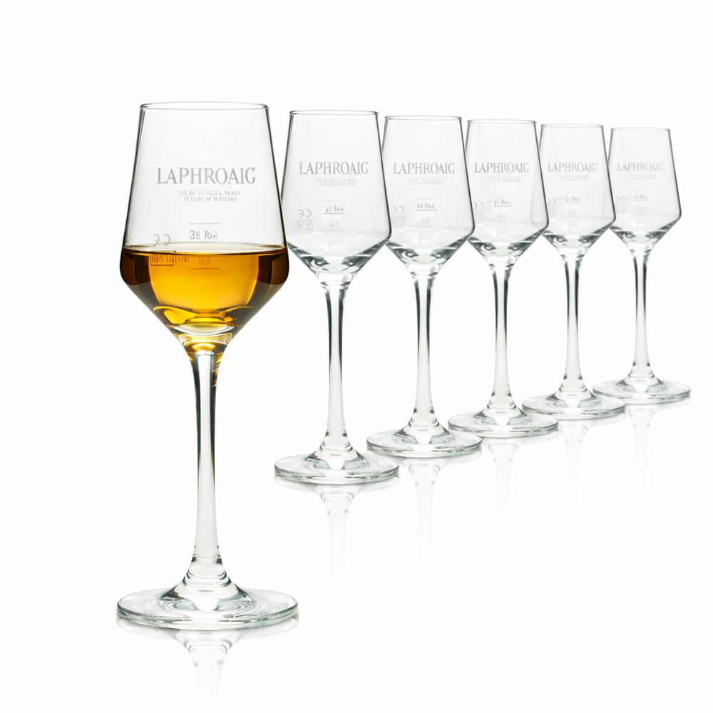 6 bicchieri da degustazione per whisky Laphroaig 115 ml Bicchieri per whisky single malt Islay