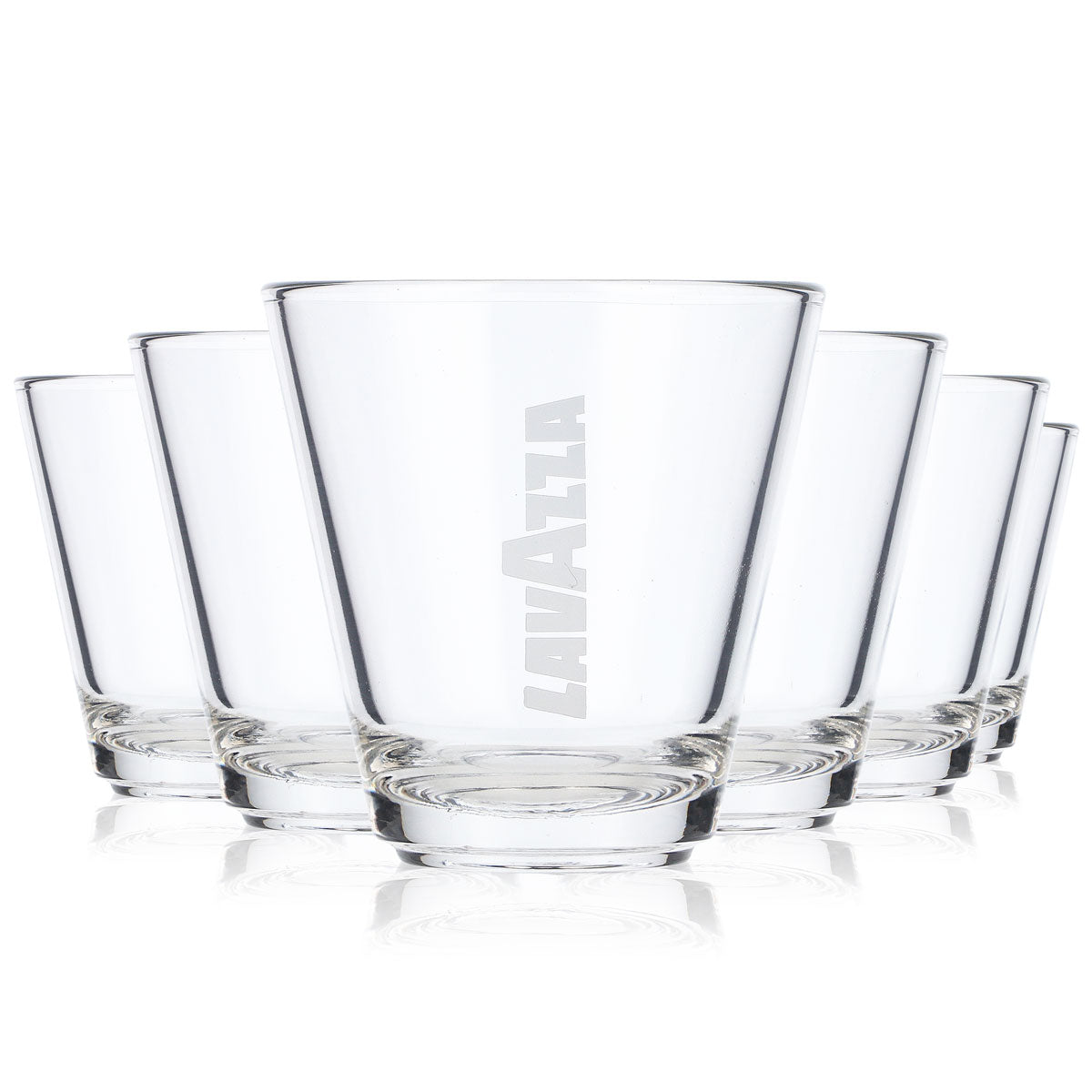 6x Lavazza Caffè Bicchiere Bicchieri da caffè Bicchiere da espresso 100 ml