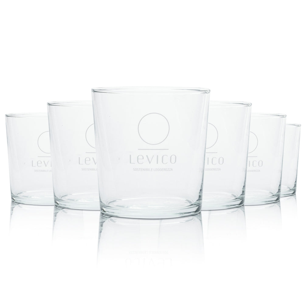 6 bicchieri Levico 0,2 l tumbler bicchieri per soda, acqua minerale, succhi di frutta Quelle Acqua