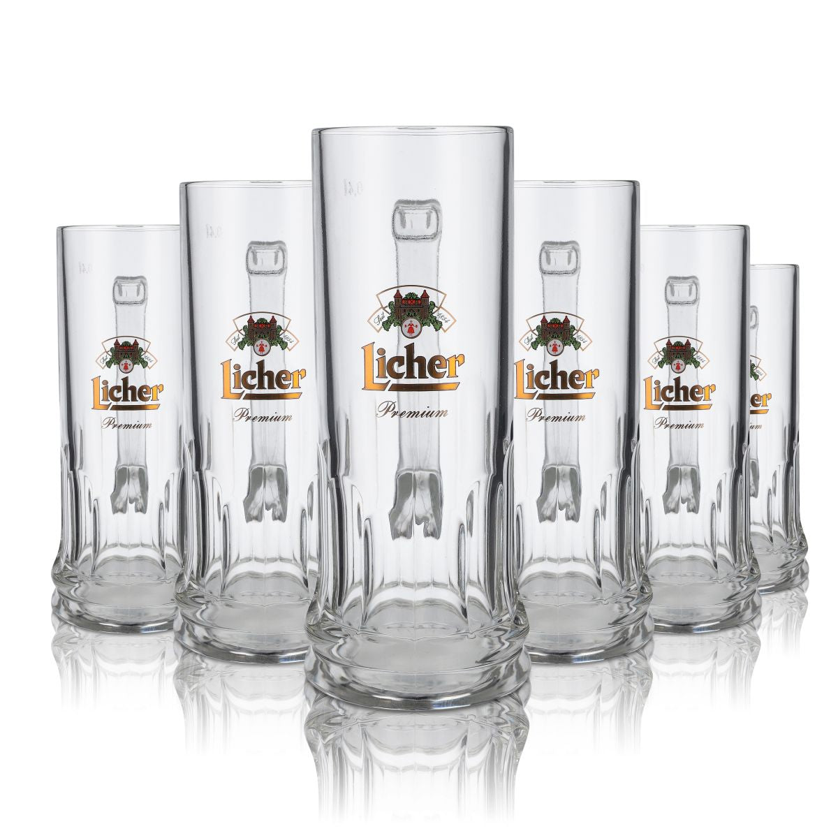 6 bicchieri da birra Licher da 0,4 l Bicchiere da birra Boccale Humpen Exlusive Seidel