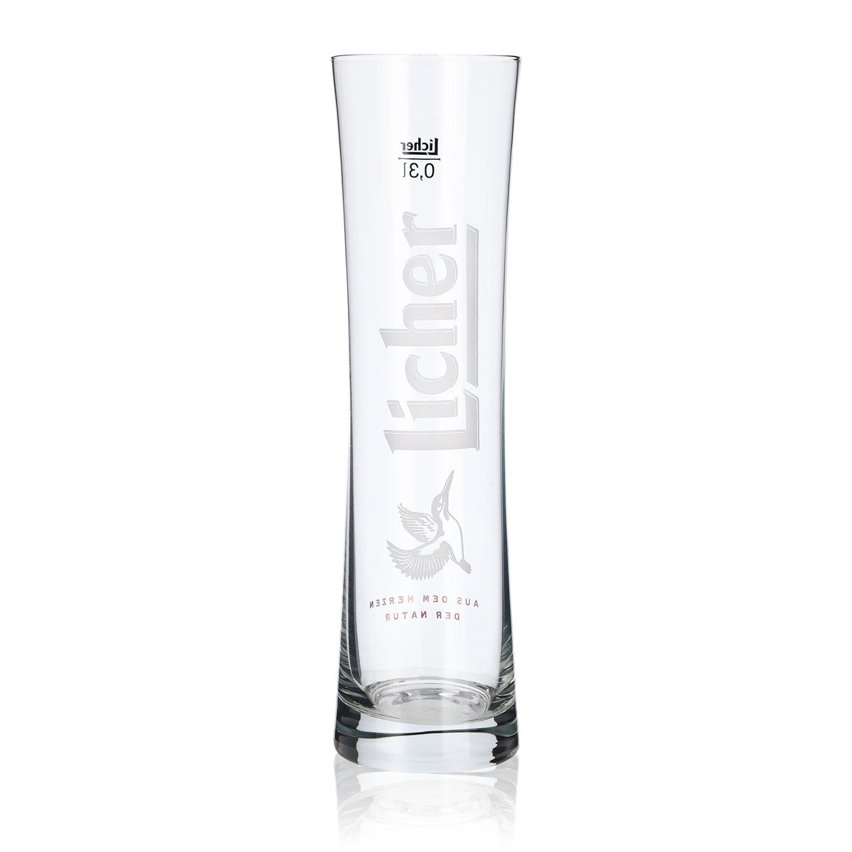 6 bicchieri Licher 0,3 l bicchieri da birra di design Set di bicchieri a forma di bottiglia Birrificio Hessen – Vista 2