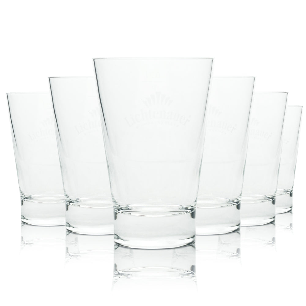 6 bicchieri Tumpler da 21 cl per acqua Lichtenauer, bicchieri da ristorazione per acqua minerale, hotel, bar