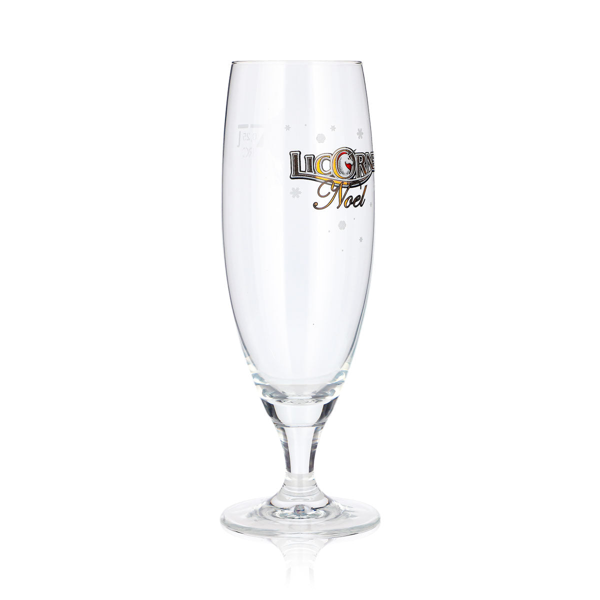 6 bicchieri da birra Licorne Noel da 0,25 l, a forma di coppa, con logo Noel e fiocco di neve (set da 6) – Vista 4