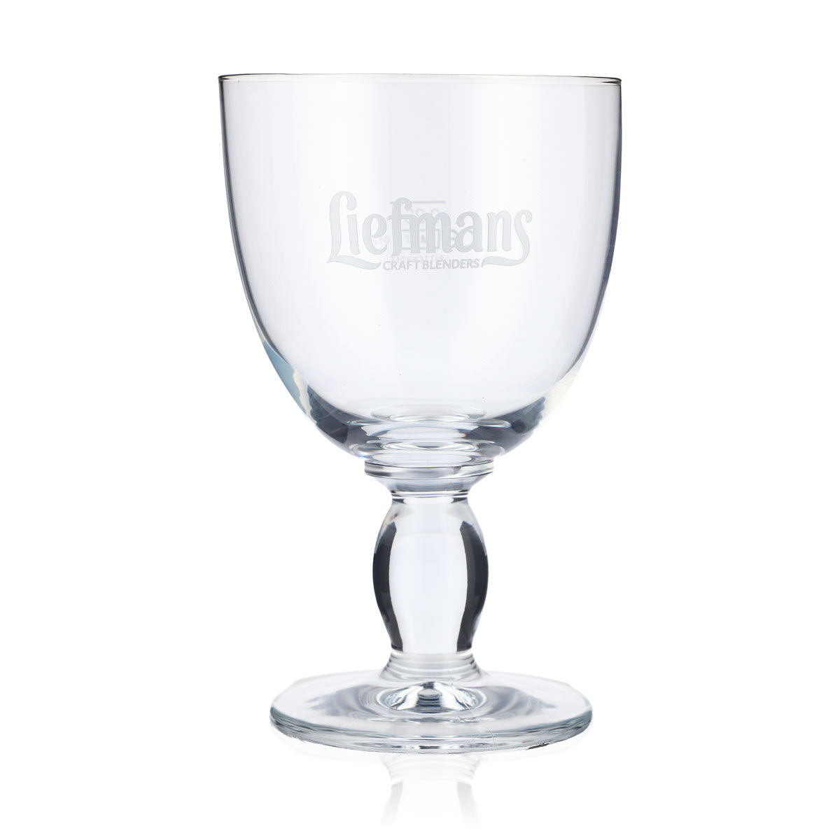 6 bicchieri da birra Liefmans da 0,25 l Bicchieri da birra a calice Coppa Logo bianco – Vista 2