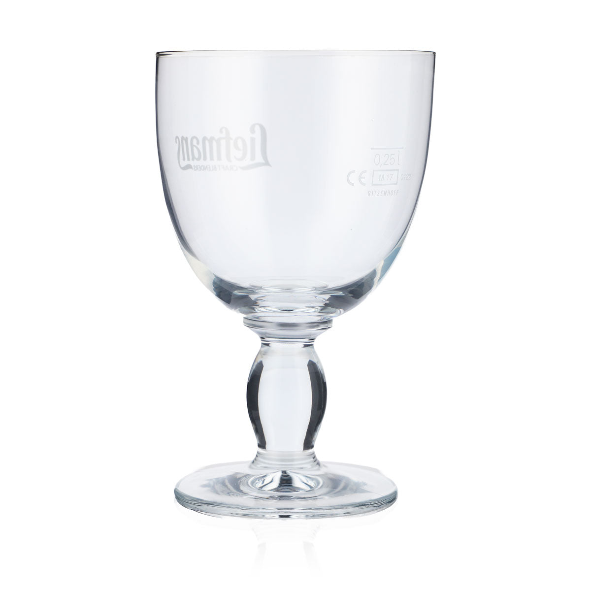 6 bicchieri da birra Liefmans da 0,25 l Bicchieri da birra a calice Coppa Logo bianco – Vista 4