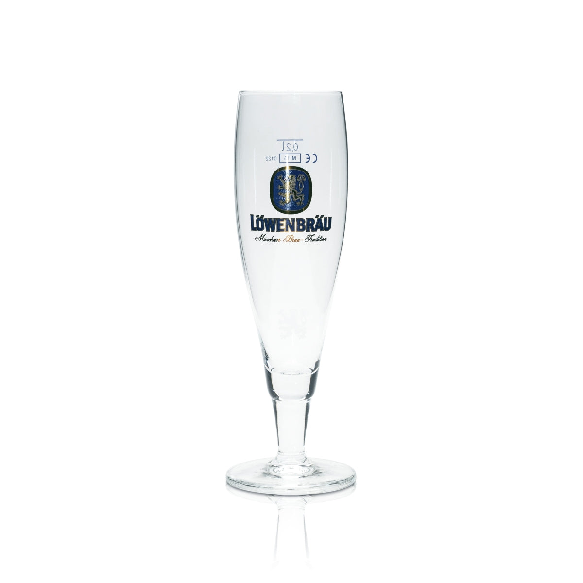 6 bicchieri da birra Löwenbräu 0,2 l, forma a tulipano, con incisione Ritzenhoff, birrificio Müncher Brauerei Beer – Vista 2