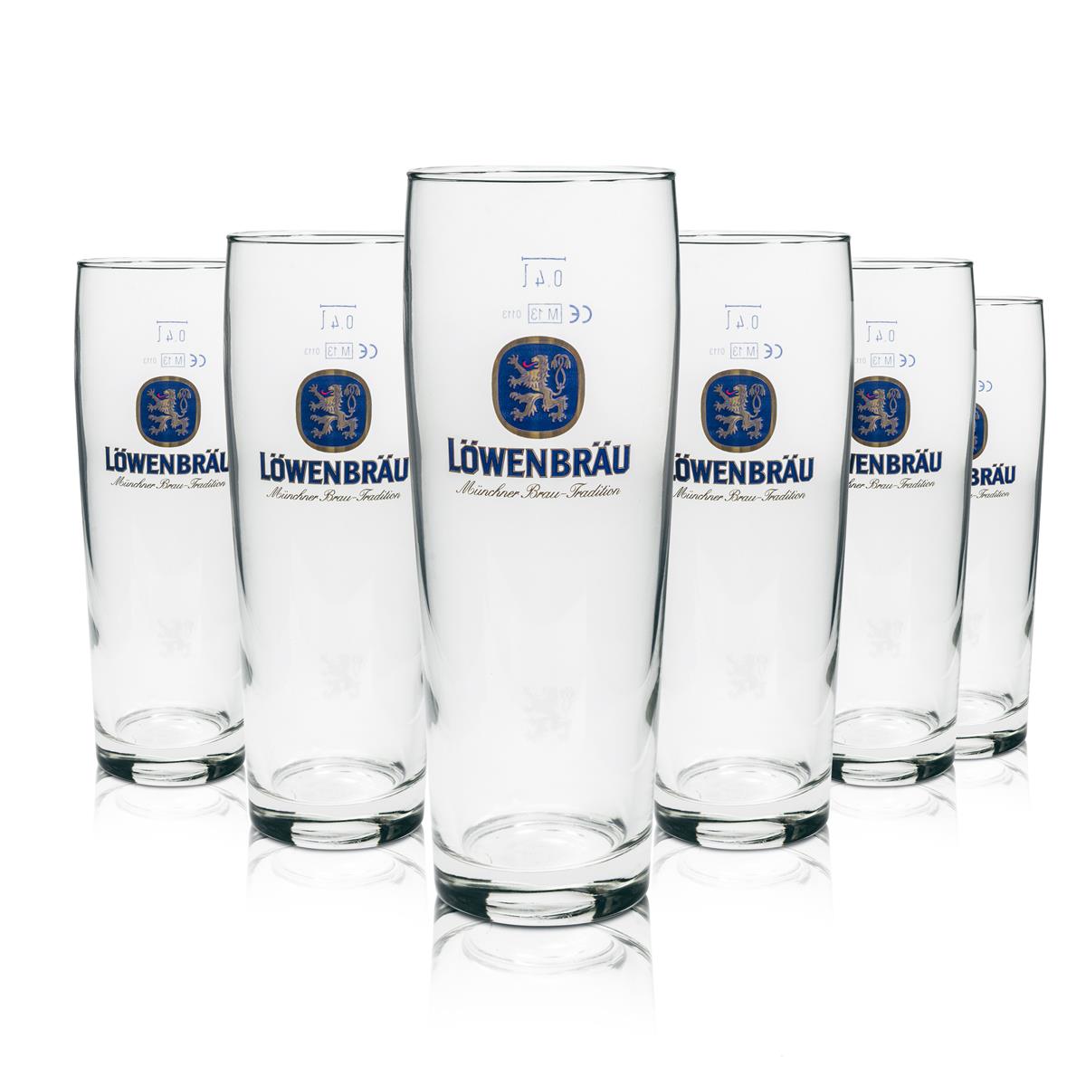 6 bicchieri da birra Löwenbräu 0,4 l Willi Becher Rastal – Vista 2