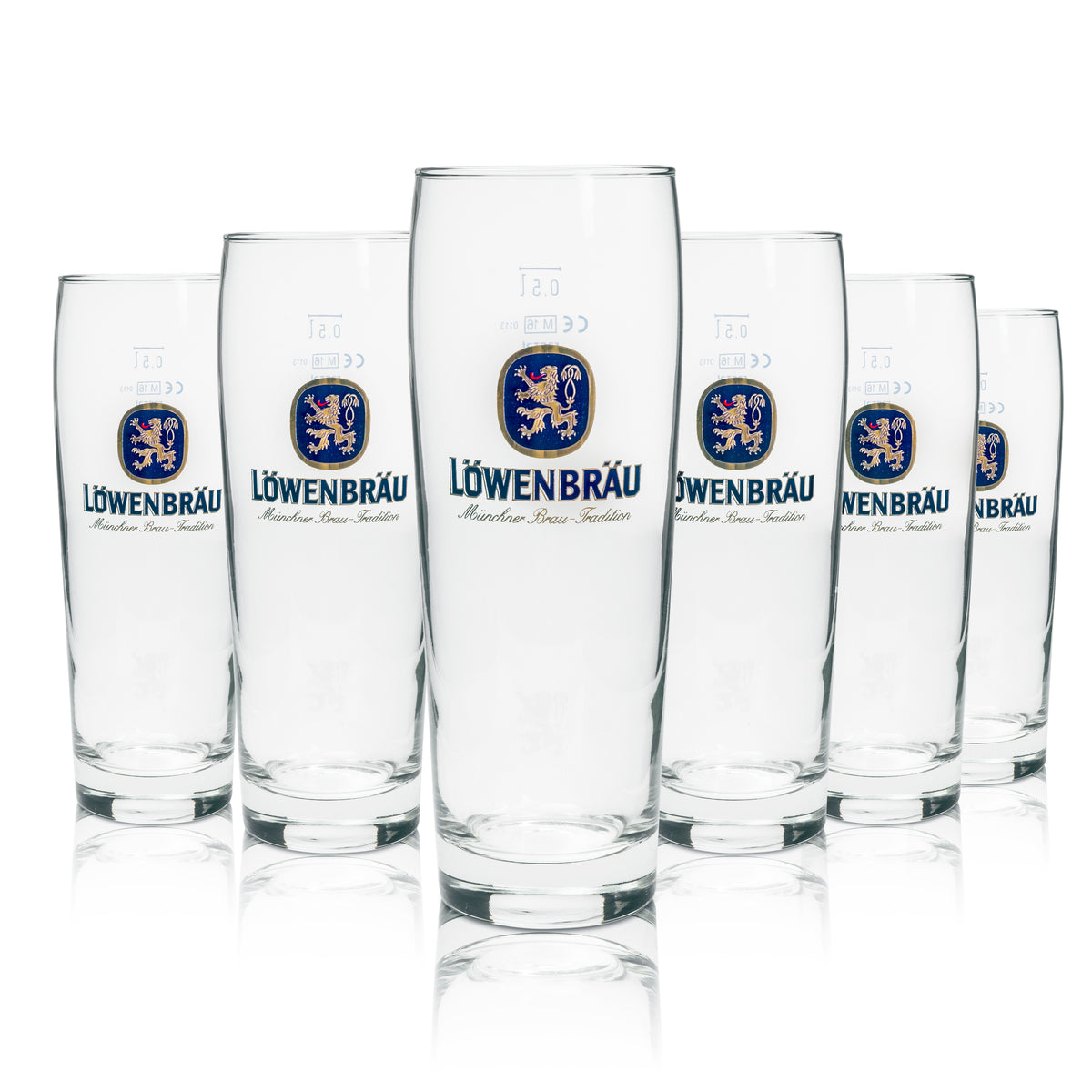 6 bicchieri da birra Löwenbräu 0,5 l Willi Becher Rastal – Vista 4