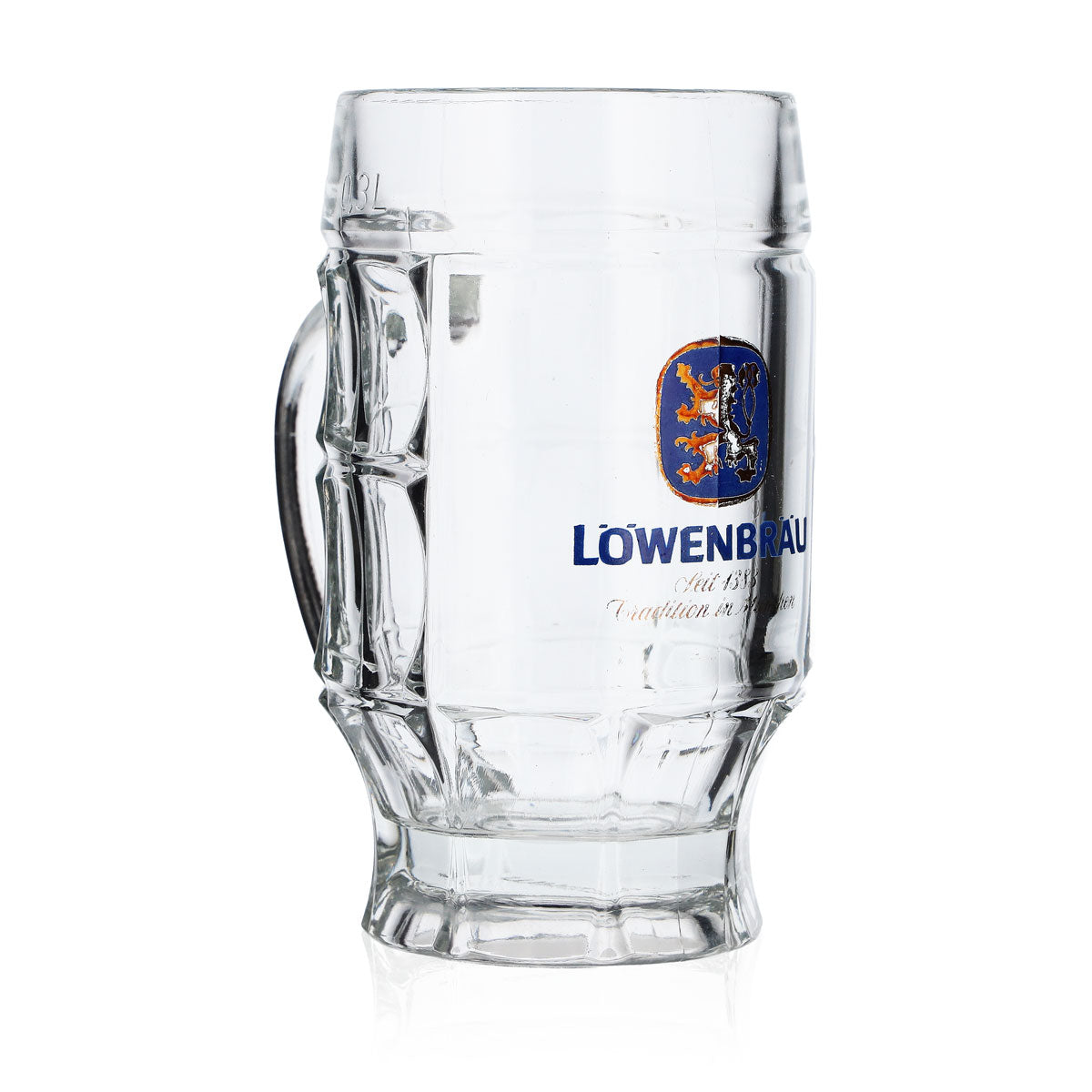 6 bicchieri da birra Löwenbräu Seidel 0,3 l, forma a boccale, Strasburgo – Vista 3
