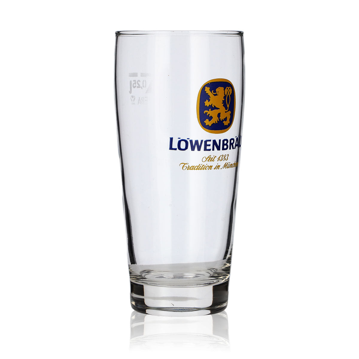 6 bicchieri Löwenbräu da 0,25 l Set di bicchieri da birra Willibecher Birra chiara Birrificio Baviera Gastronomia – Vista 3
