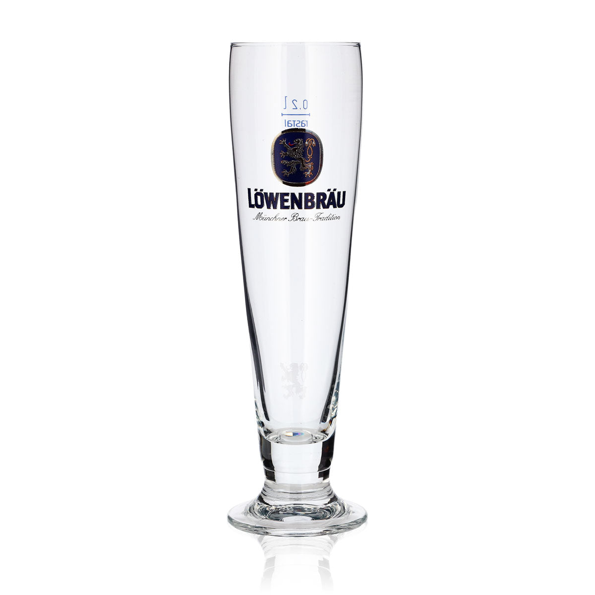 6 bicchieri Löwenbräu 0,2 l, forma a tulipano, birra chiara, set di bicchieri da birra, birrificio Baviera, gastronomia – Vista 2